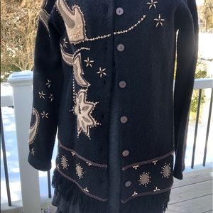 Susan Bristol Sweater Cardigan Size M